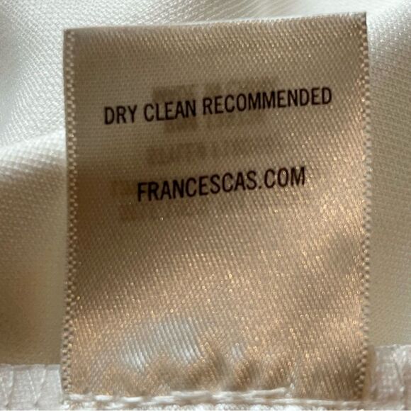 Beautiful Cream Dress Francesca's Size Large Sleeveless V neck - Picture 15 of 15